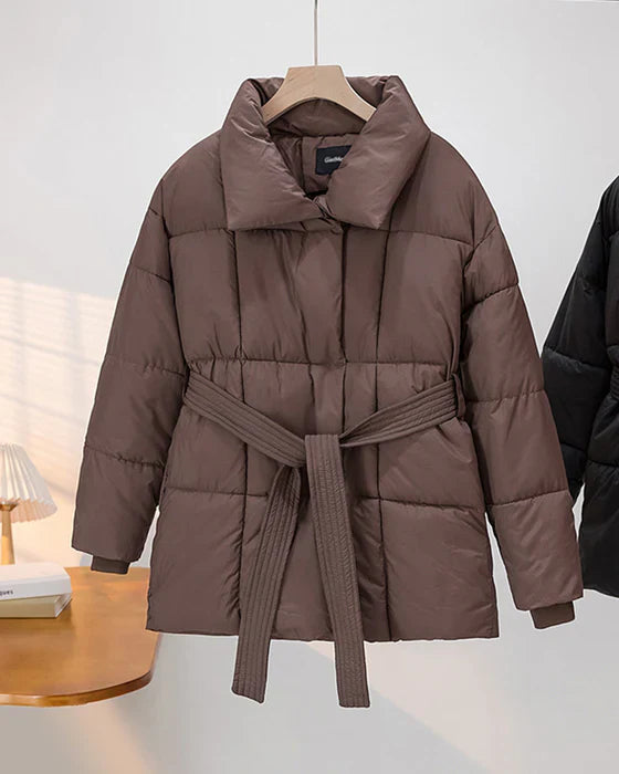 Variant image for Kvinnor Casual Jacka Lätt Fyllning med Lapels-13