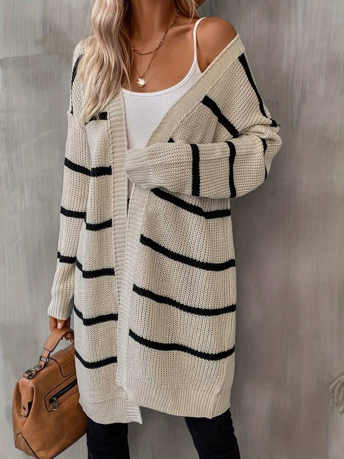 Damjacka med Öppna Axlar i Mjuk Tyg – Trendig och Lätt Jacka för Dam, Perfekt för Vår och Sommar 7