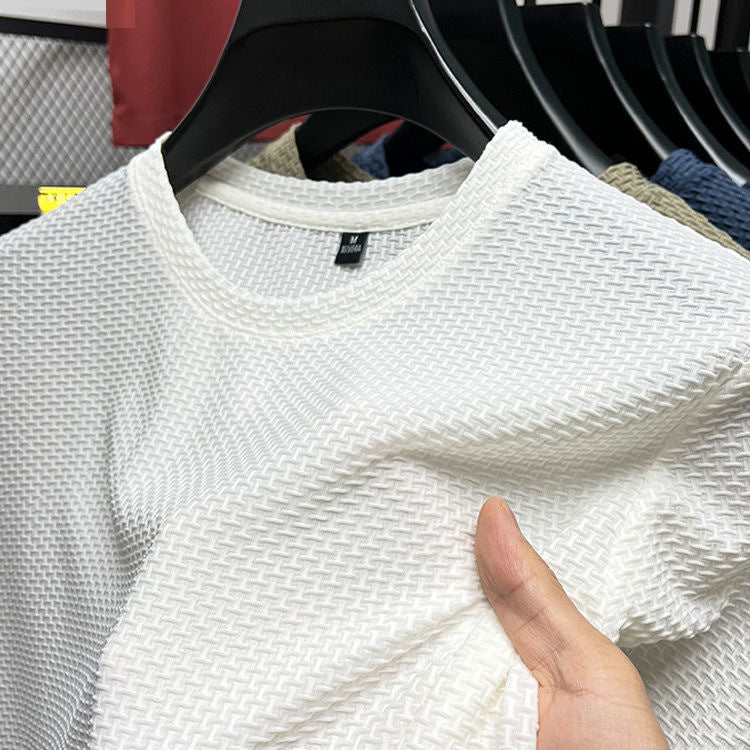 Herrskjorta Kortärmad Modern Bambu Silke 12