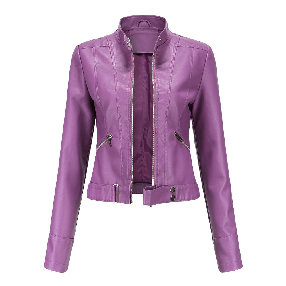 Variant image for Dam Skinnjacka Tidlös Vegan Läder Regular Fit-31