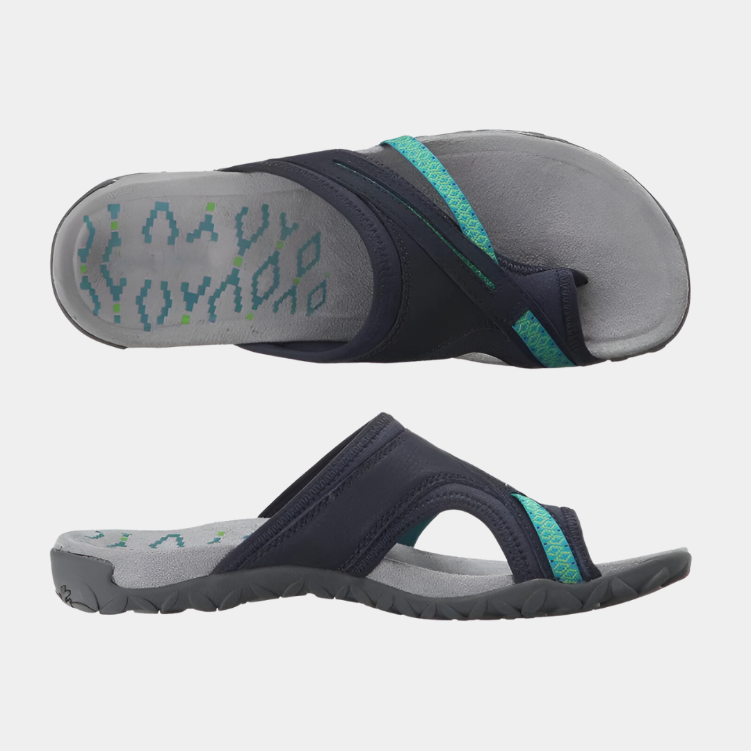 Dam Sandaler Slip-On med Fotvalv Syntetmaterial 3