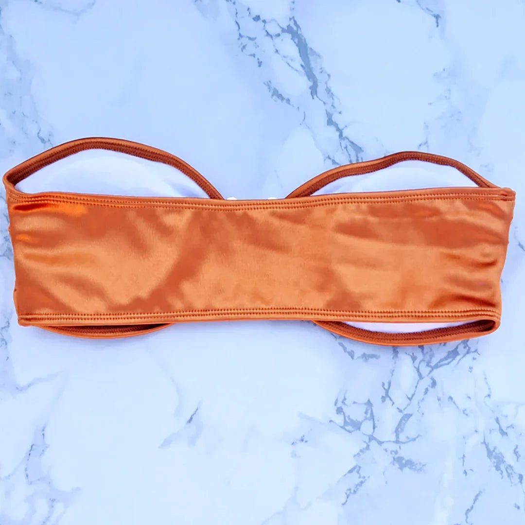 Dam Bikini Enkel Design Polyester Spandex-6