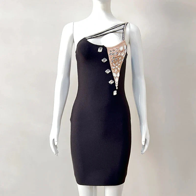 Variant image for Dam Miniklänning Knälängd Spaghetti Band Rayon Spandex-5