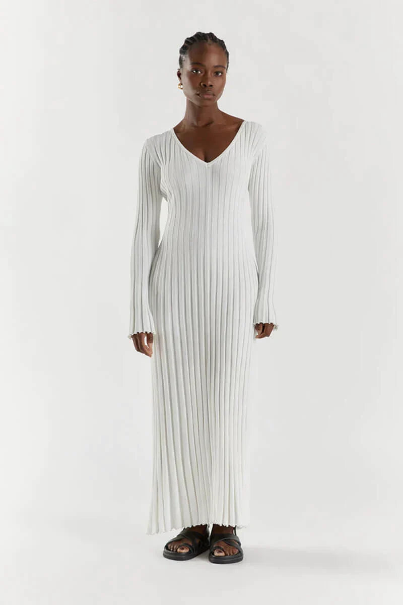 Dam Maxiklänning Flödande Silhuett Polyester 6