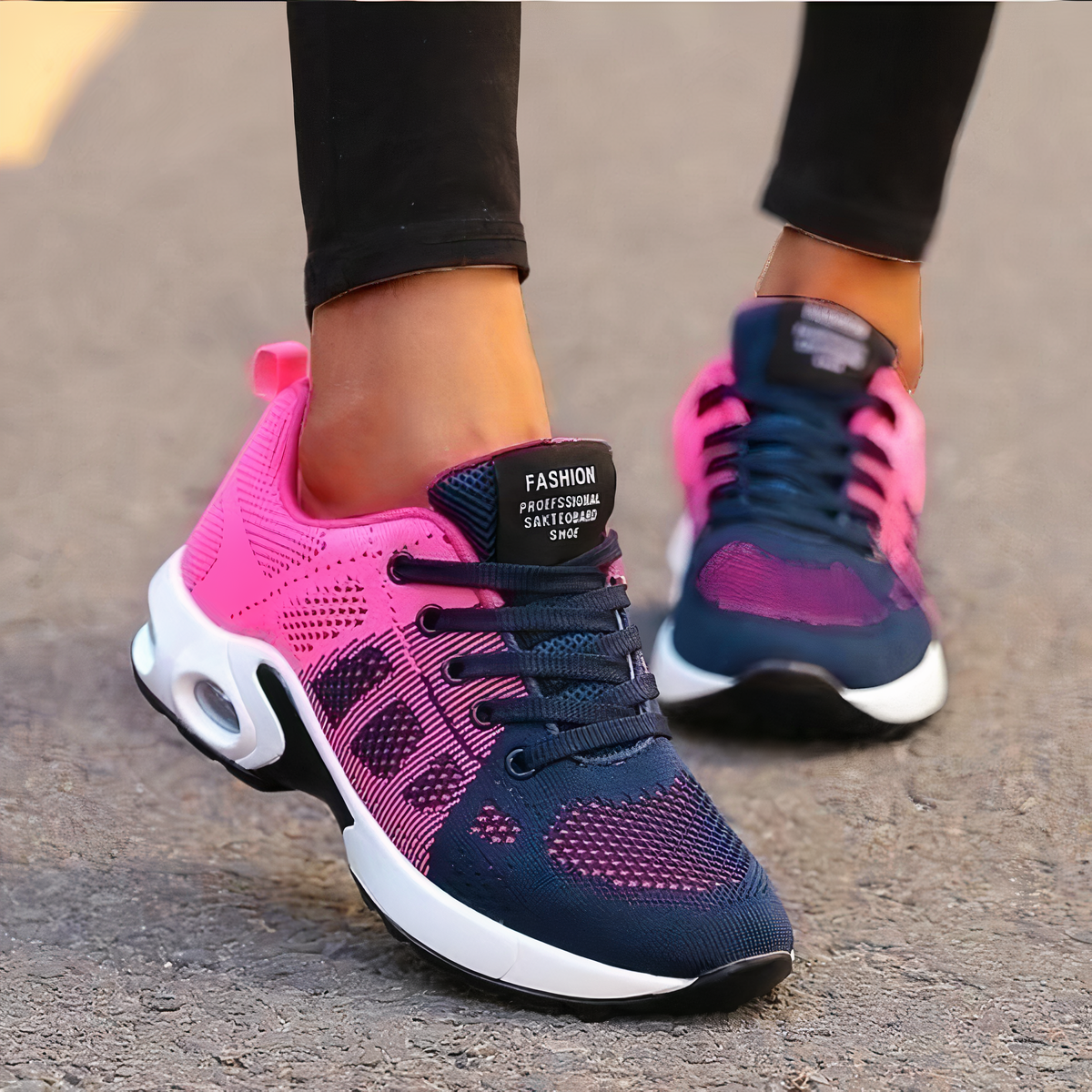 Ortopediska Herrskor Sneakers i Andningsbart Material – Stabil och Dämpande Sula för Aktiv Livsstil 9
