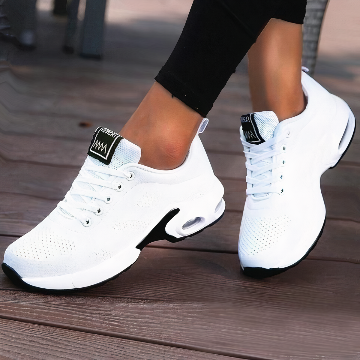 Ortopediska Herrskor Sneakers i Andningsbart Material – Stabil och Dämpande Sula för Aktiv Livsstil 2