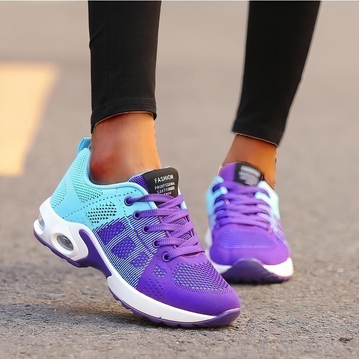 Ortopediska Herrskor Sneakers i Andningsbart Material – Stabil och Dämpande Sula för Aktiv Livsstil 5