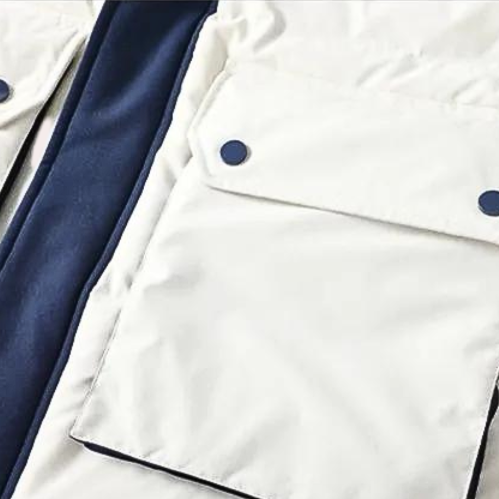 Herr Vinterjacka Elegant Vattentät Isolering Tyg-3