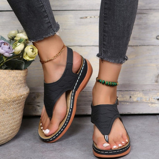 Anatomiska Herr Sandaler i Högkvalitativ Syntet och LĂ€der â Elegant Design för Komfort och Stil 1
