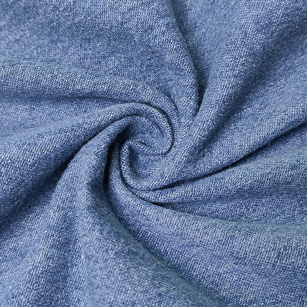 Dam Jeans Avslappnad Bred Snitt Hållbar Denim-4