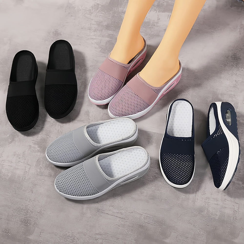 Tofflor Unisex Mesh Övre Material Tjock Sula-4