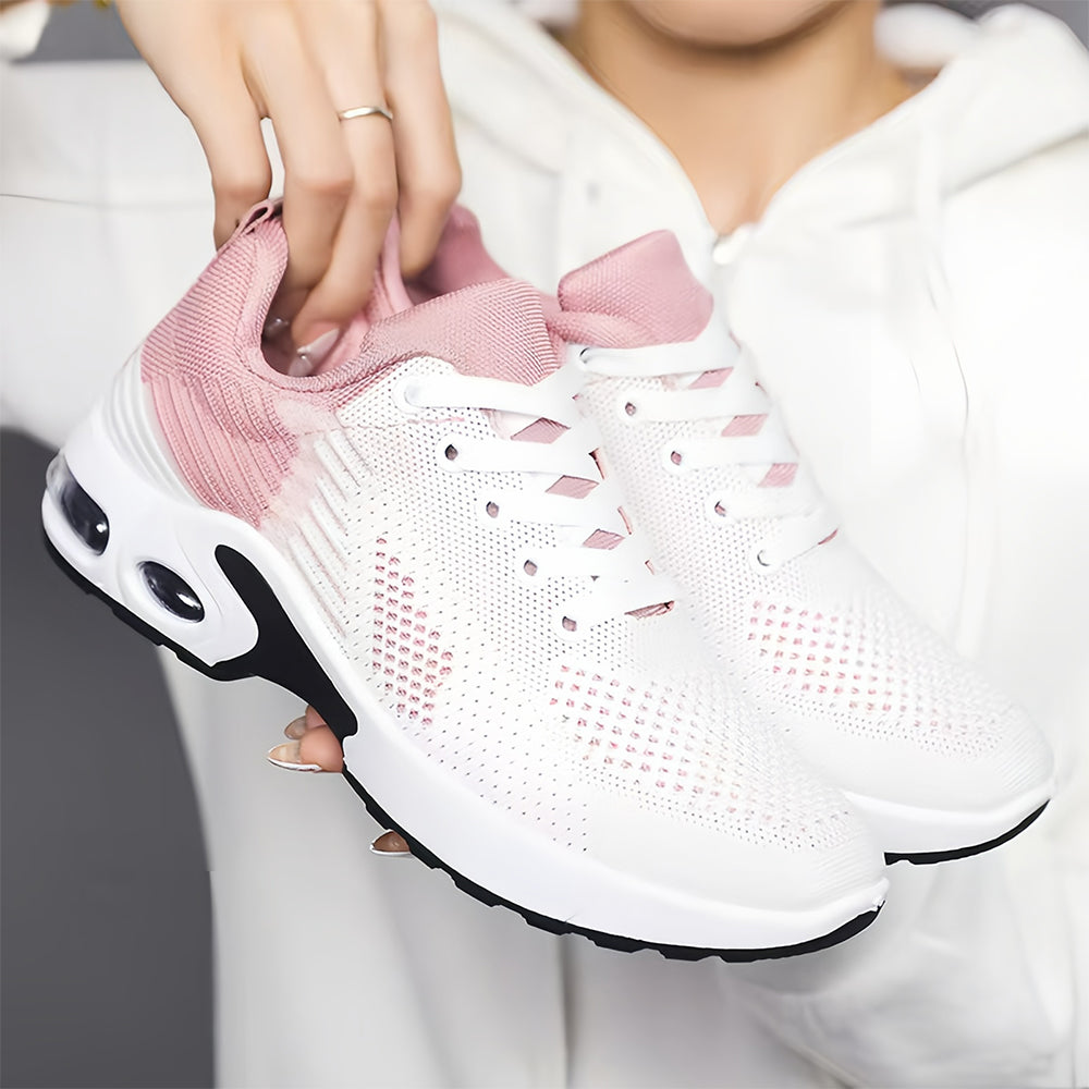 Kvinnors Sneakers Fritid Mesh Material Andningsbar Design-2