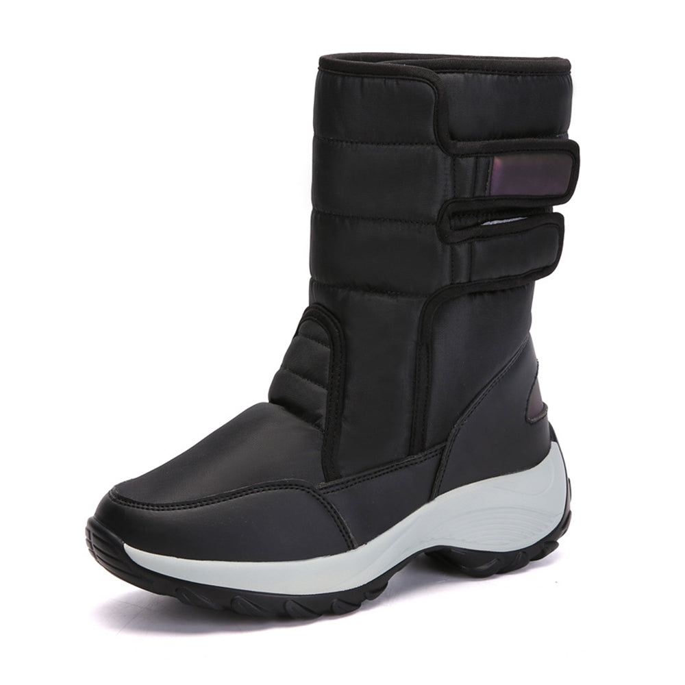 Kvinnors Snöstövel Vattentät Oxford-tyg med Pälsintegration-1