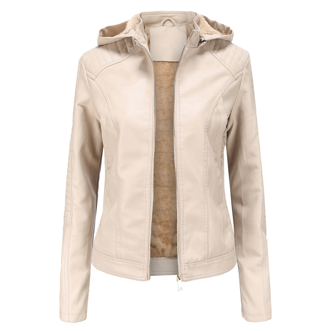 Vinterjacka Dam Elegant Design Polyester Lång Vinterjacka 11