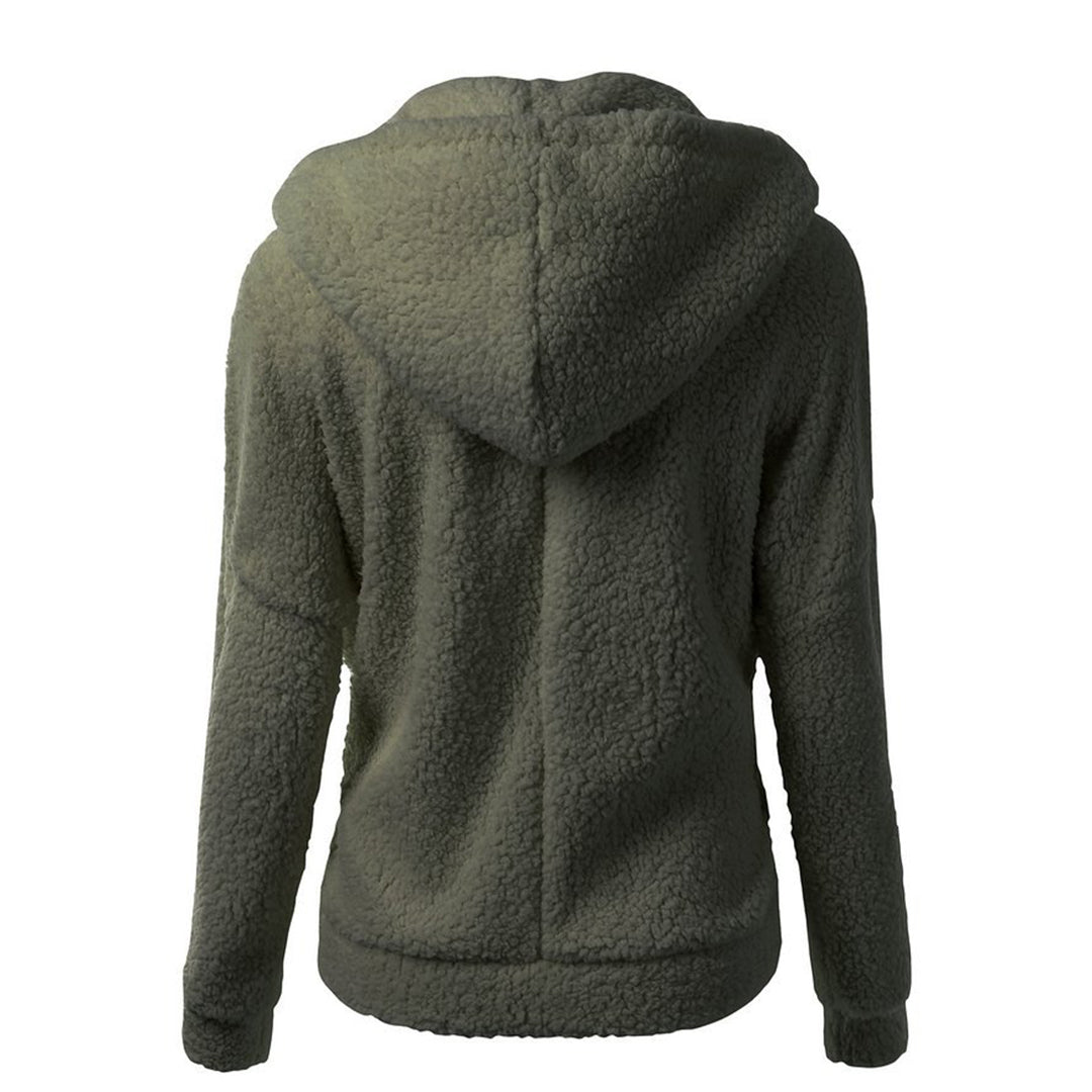 Damjacka Hooded Avslappnad Polyester för Kalla Dagar-2