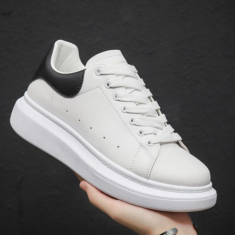 Dam Platå Sneakers Trendig Hållbar Design Syntetiskt Material-3