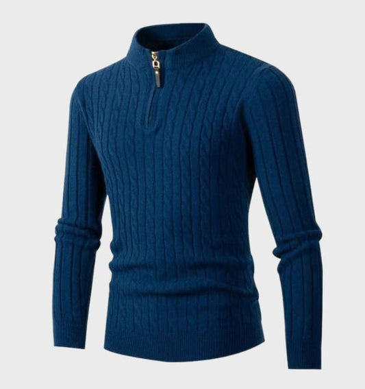 Herr Tröja Slim Fit Stickad Akryl för Vardags och Formella TillfÀllen 1