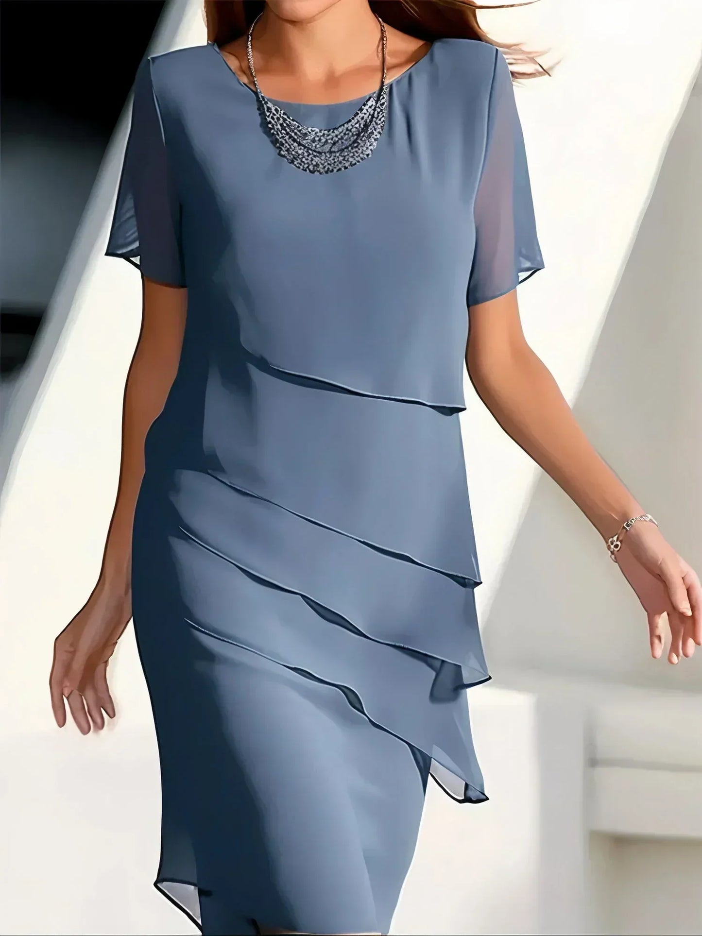 Variant image for Dam Cocktailklänning Tidlös Design Högkvalitativt Material-1