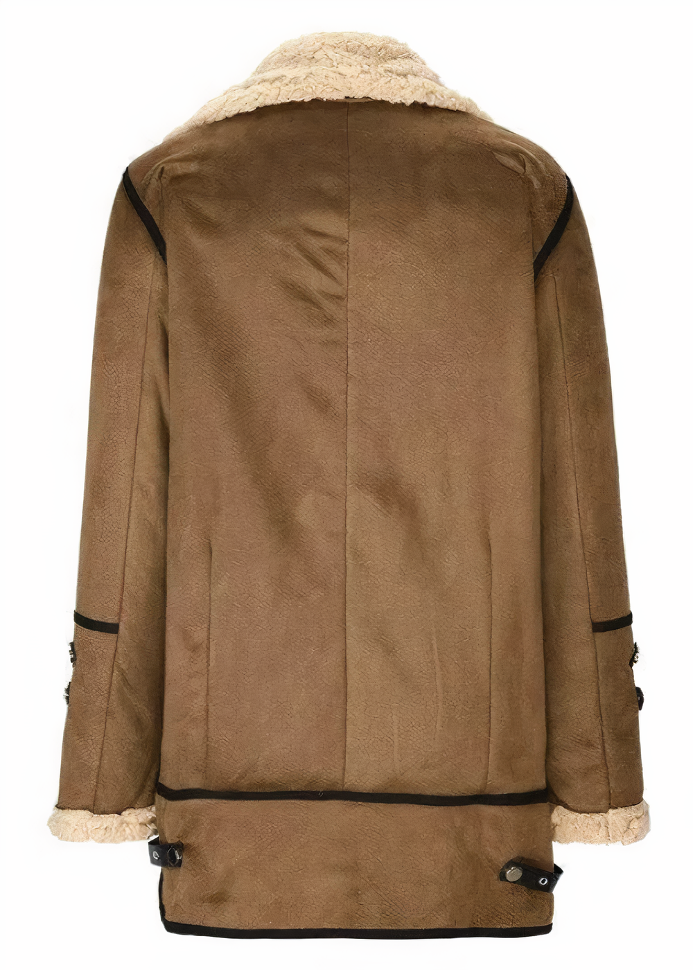 Dam Vinterjacka Lång Elegant Högkvalitativ Syntetisk-5