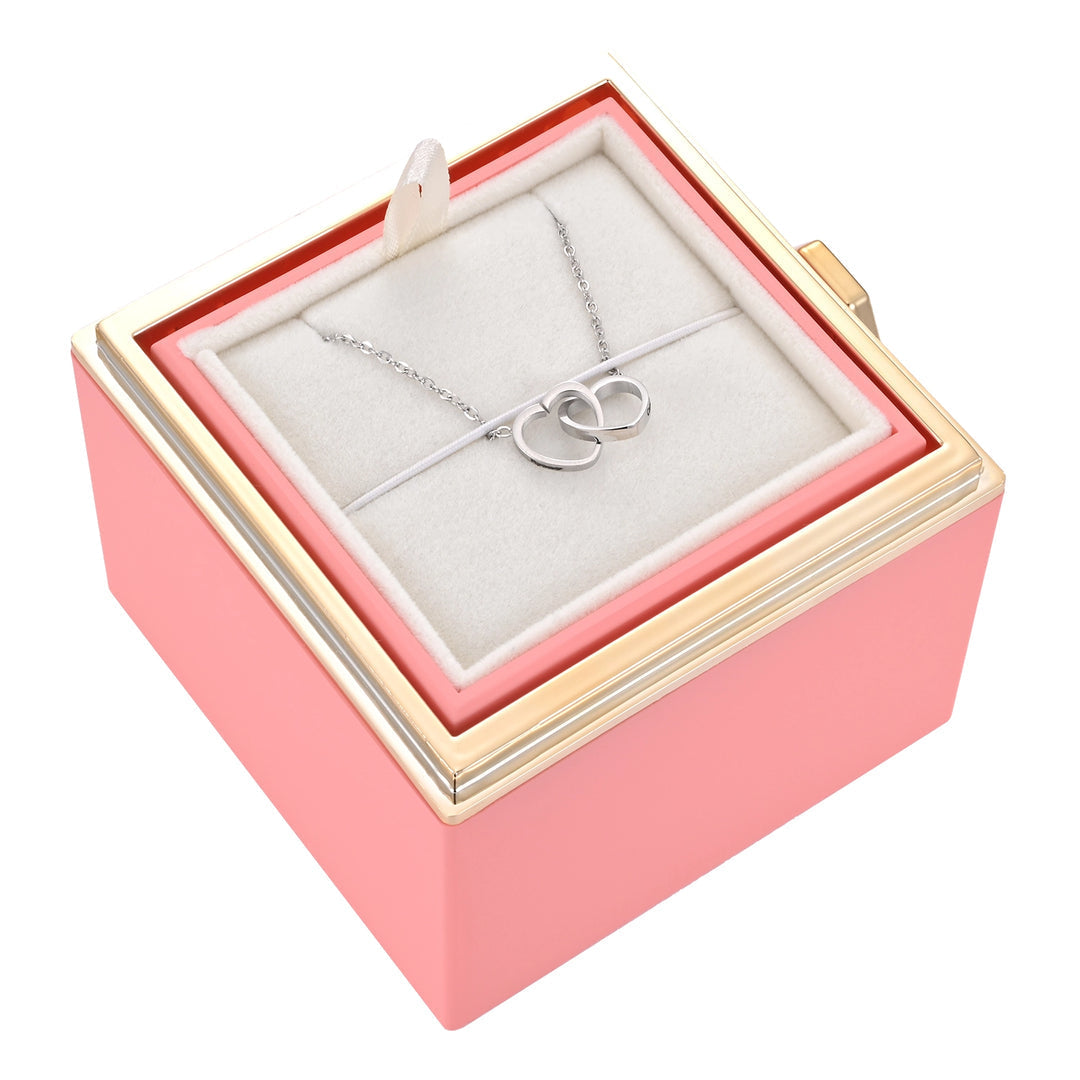 Variant image for Rosbox med Dold Halsband 18 Karat Guldpläterat Stål-6