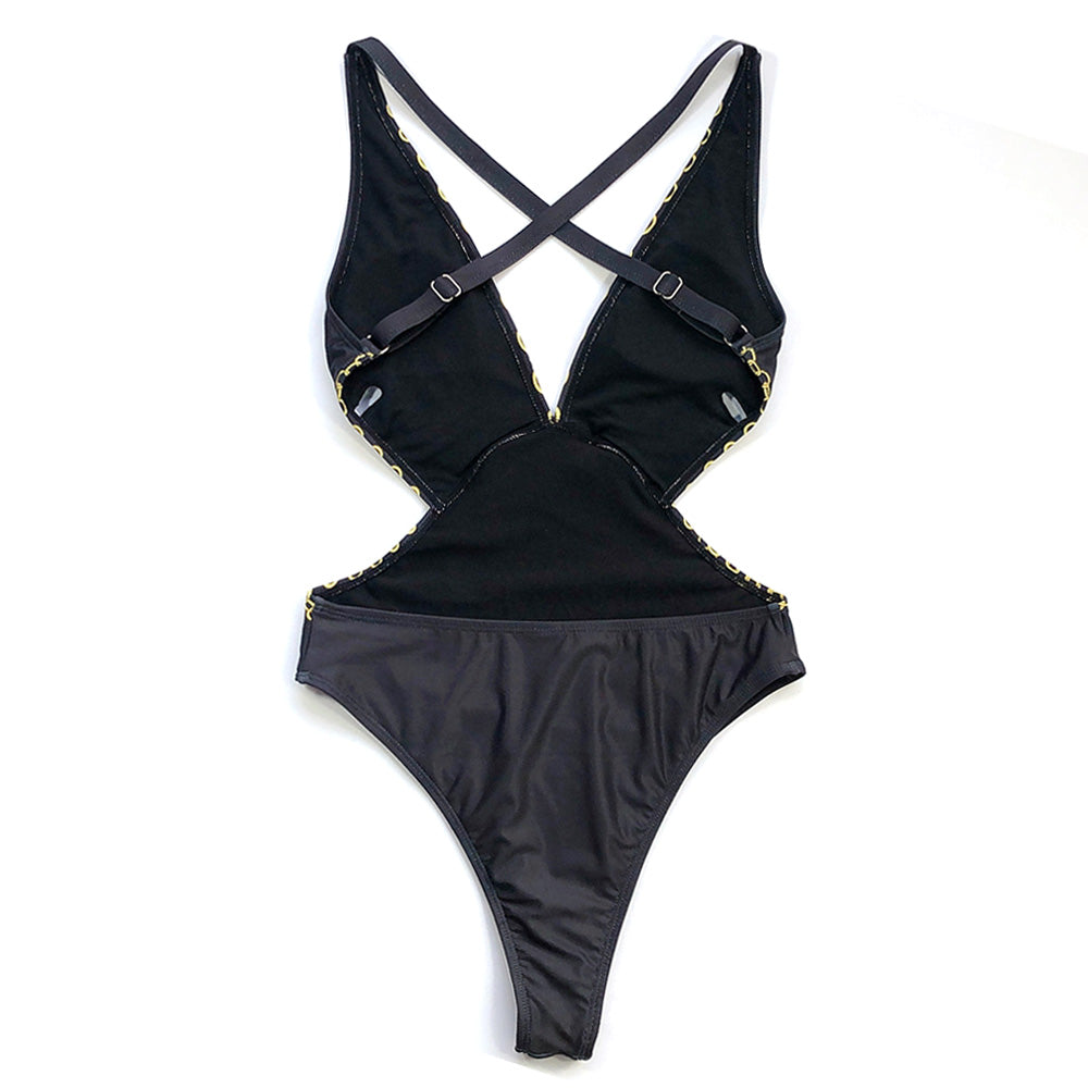 Baddräkt Dam Shaping Blommönster Nylon och Spandex 1