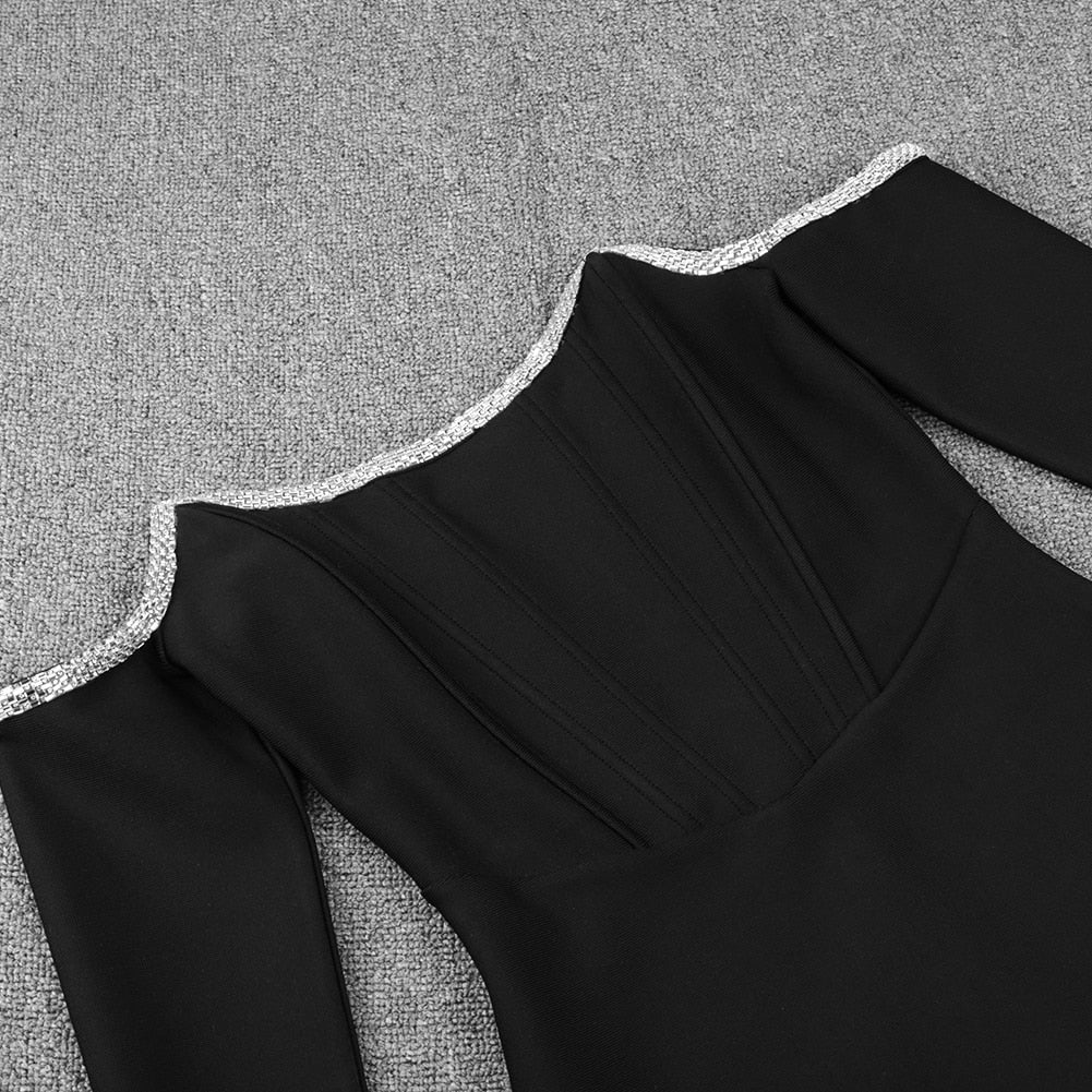 Kvinnors Miniklänning Långa Ärmar Polyester 5