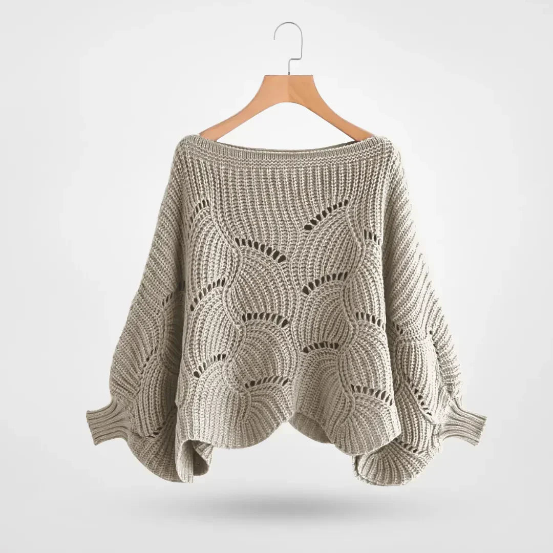 Dam Axelduk Elegant Stickad Material 11