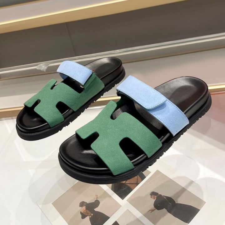 Avslappnade Dam Sandaler i Gummi med Tjock Sula – Bekväma och Mångsidiga för Sommaraktiviteter 7