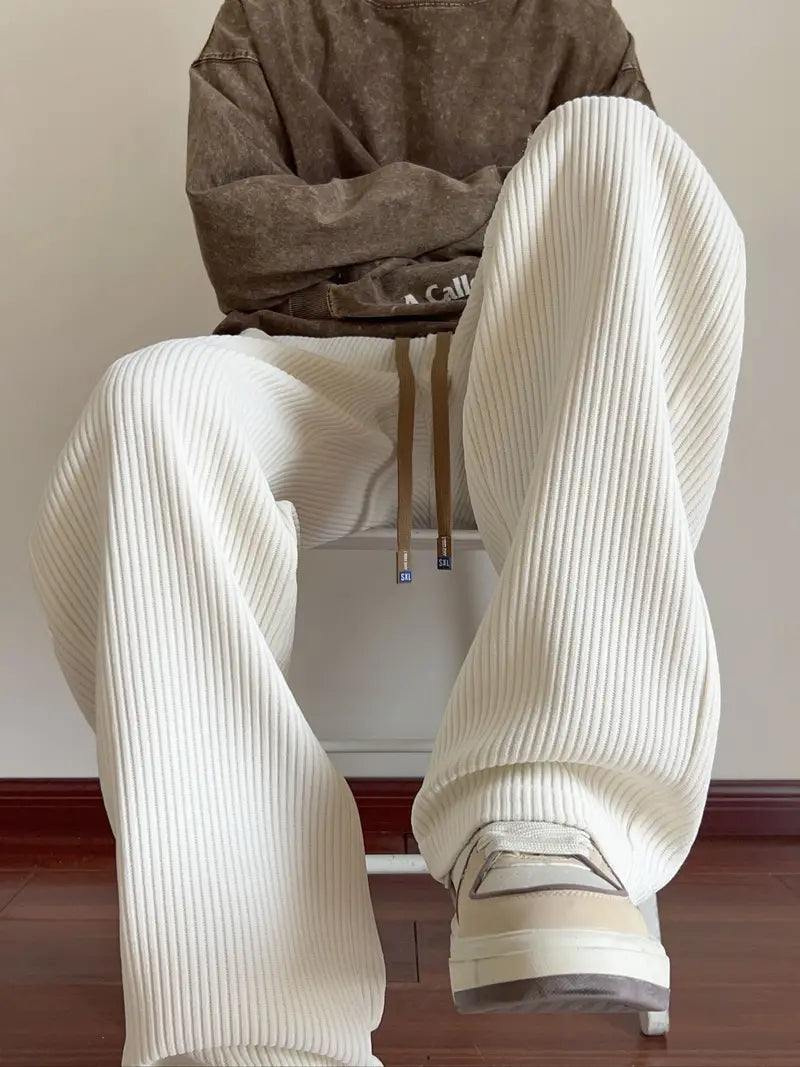 Dam Byxor Corduroy Lätta Casual Sladdmaterial-3
