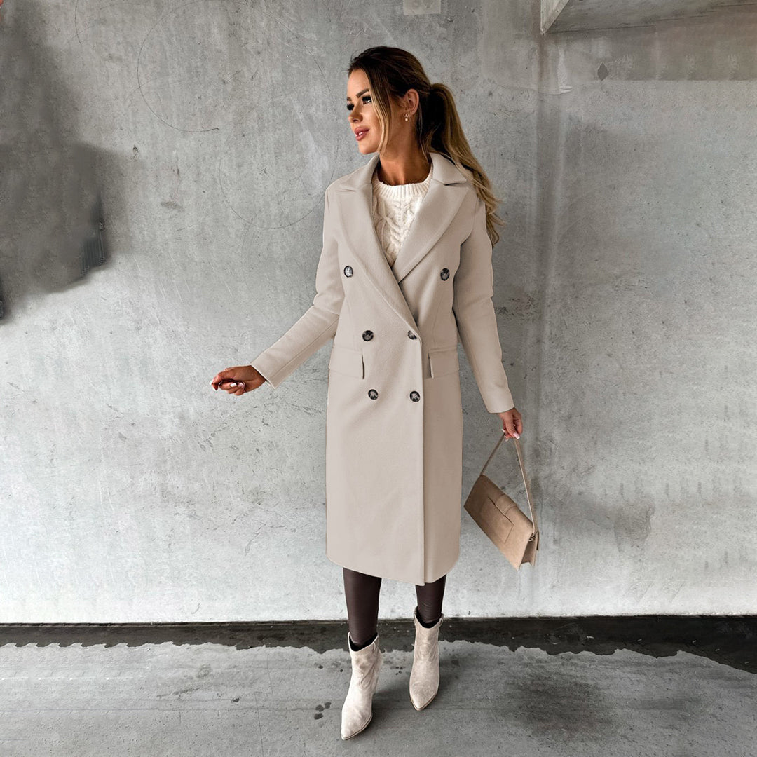 Damenjacke aus Polyester – Moderne Elegante Winterjacke in Schwarz, Blau und Grau, Warm und Bequem, Ideal für Alltag und Festlichkeiten 8
