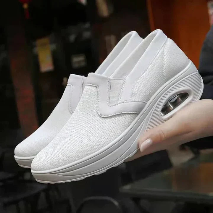 Kvinnors Sneakers Ergonomisk Design Högkvalitativt Syntetmaterial-3