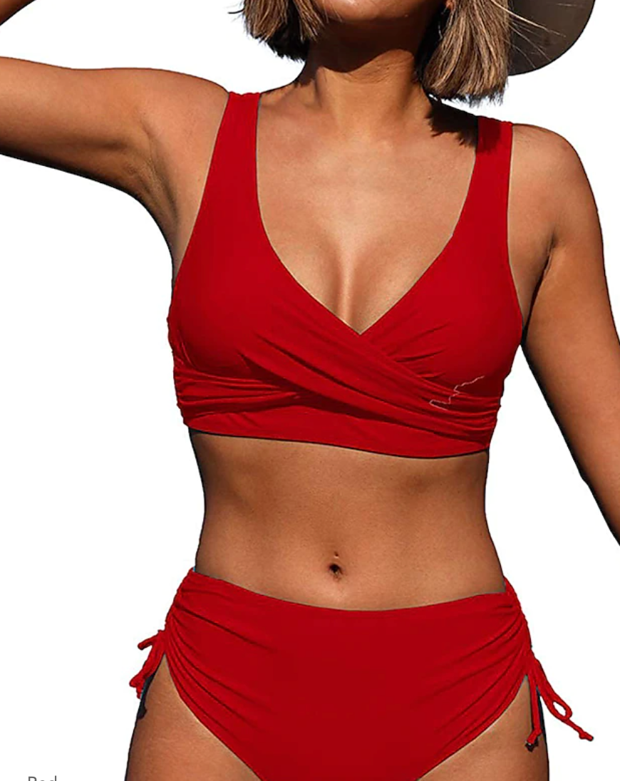 Variant image for Kvinnors Tvådelad Bikini Set Trendig Syntetfiber-7