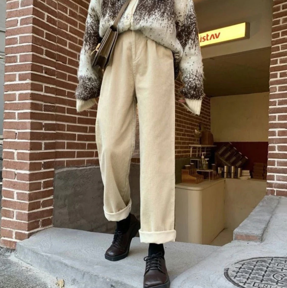 Variant image for Dam Sladdbyxor Elegant Denim Högkvalitativ-57
