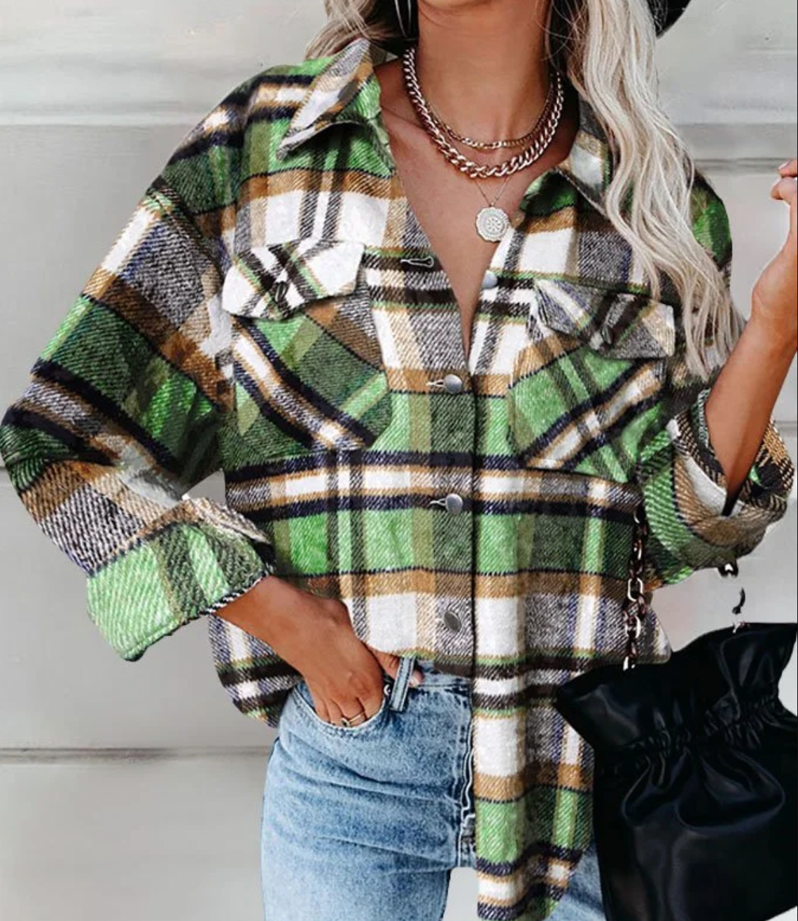 Damjacka Elegant Syntetiskt Material för Hösten 11