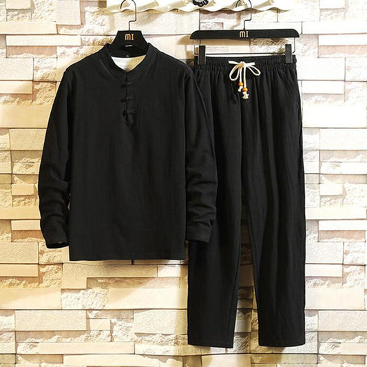 Herrar Kortbyxor T-shirt Set Mjuk Polyester-1