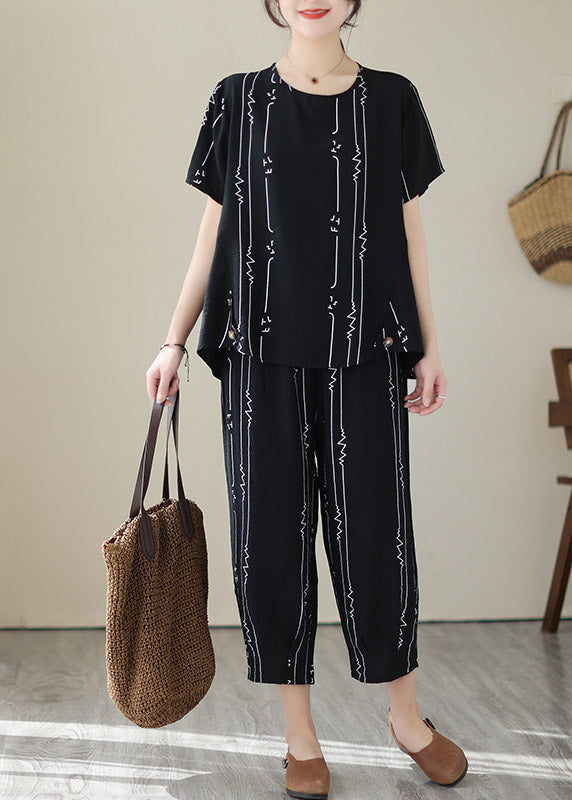 Kvinnors Klänning Klassisk Stil Linne-2