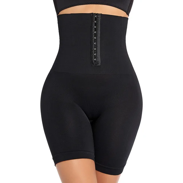 Kostymbyxor Dam Hög Midja Kontrollerande Material för Elegant Stil-6