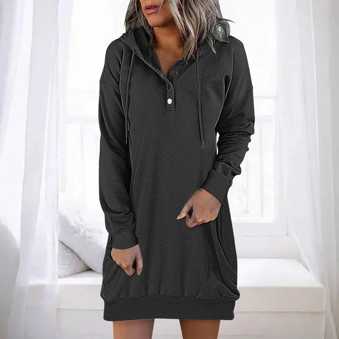 Dam Vinterklänning Elegant Polyester för Alla Tillfällen-2