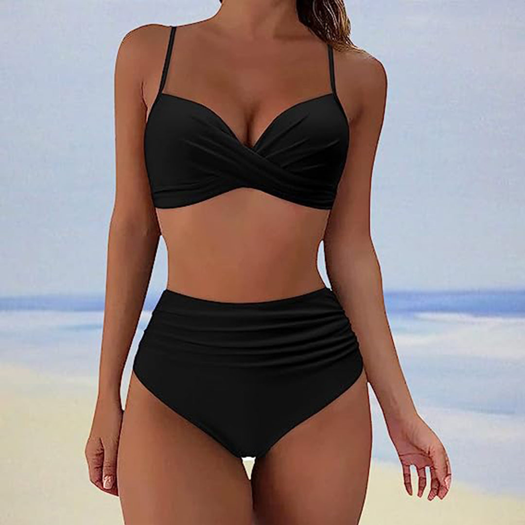 Variant image for Kvinnors Bikini Set Hög Midja Modern Design Snabbtorkande Tyg-6