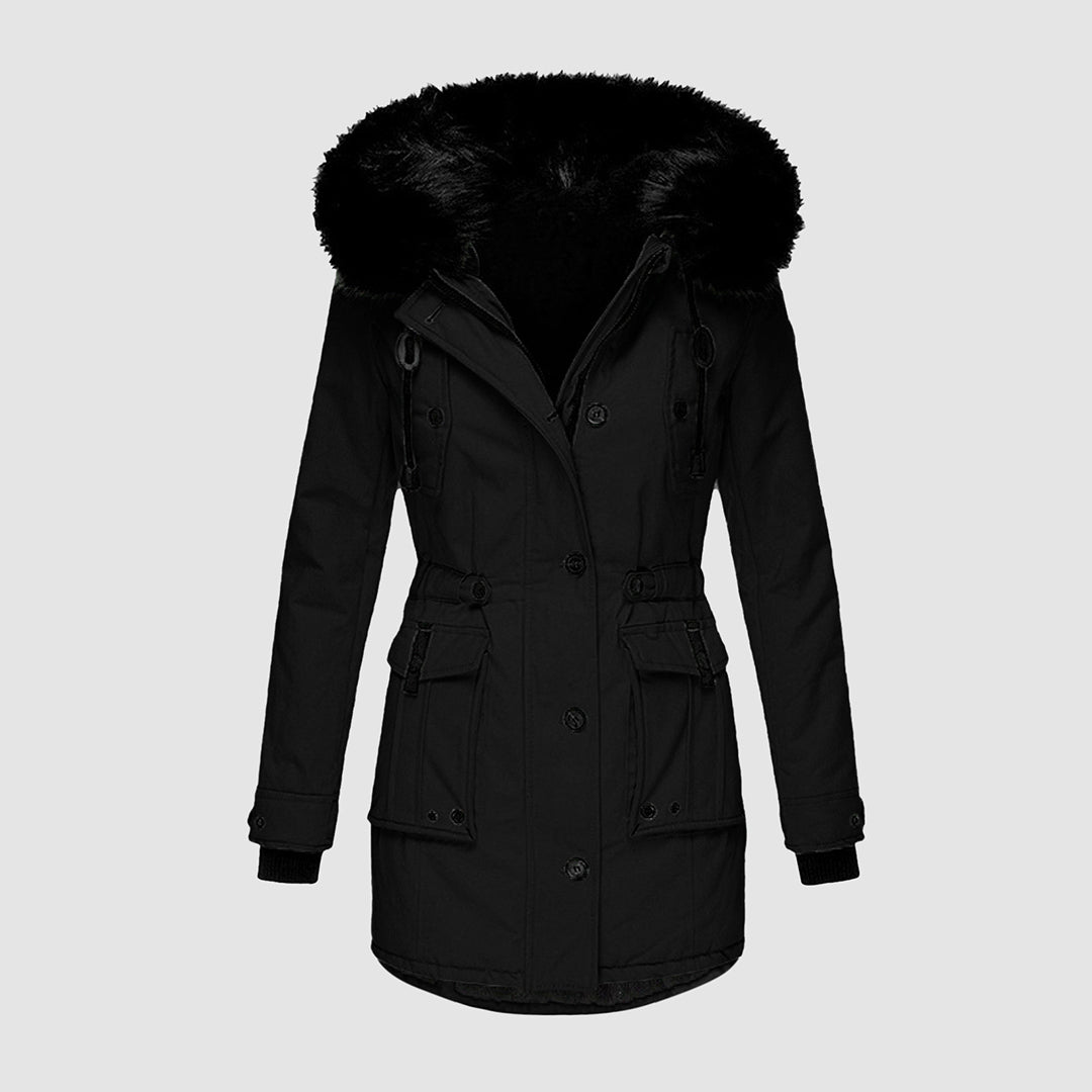 Dam Vinterjacka Vattentät Modern Design Polyester-2