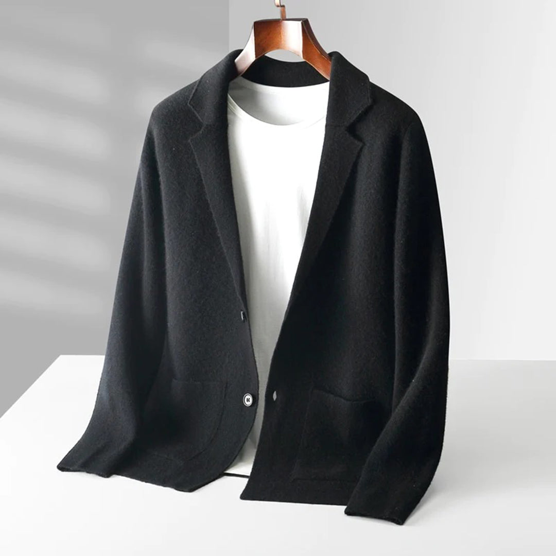 Variant image for Herr Kofta Varm Ull Plysch Elegant För Höst och Vinter-5