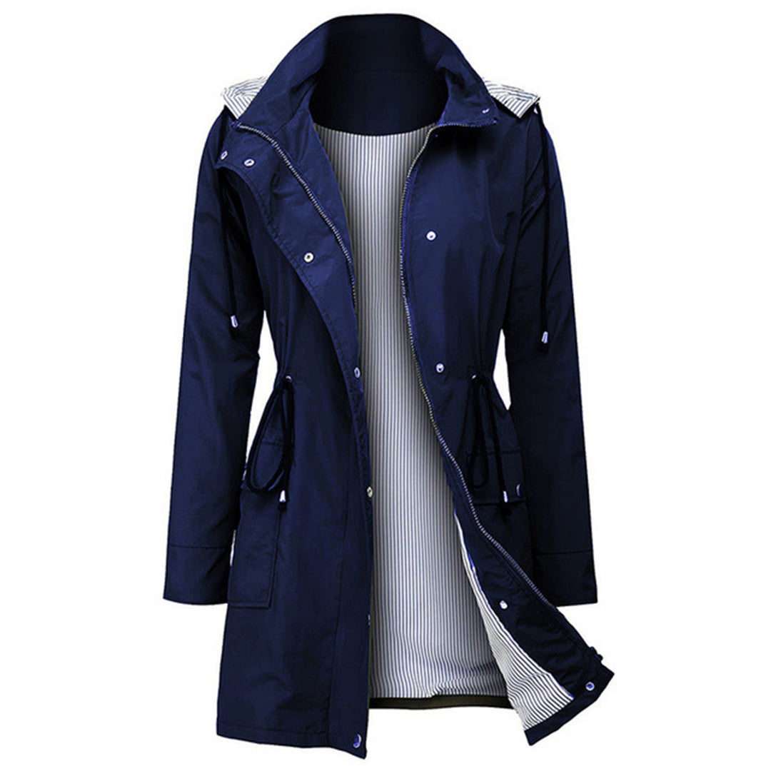 Lång Vinterrock Dam Modern Polyester 9