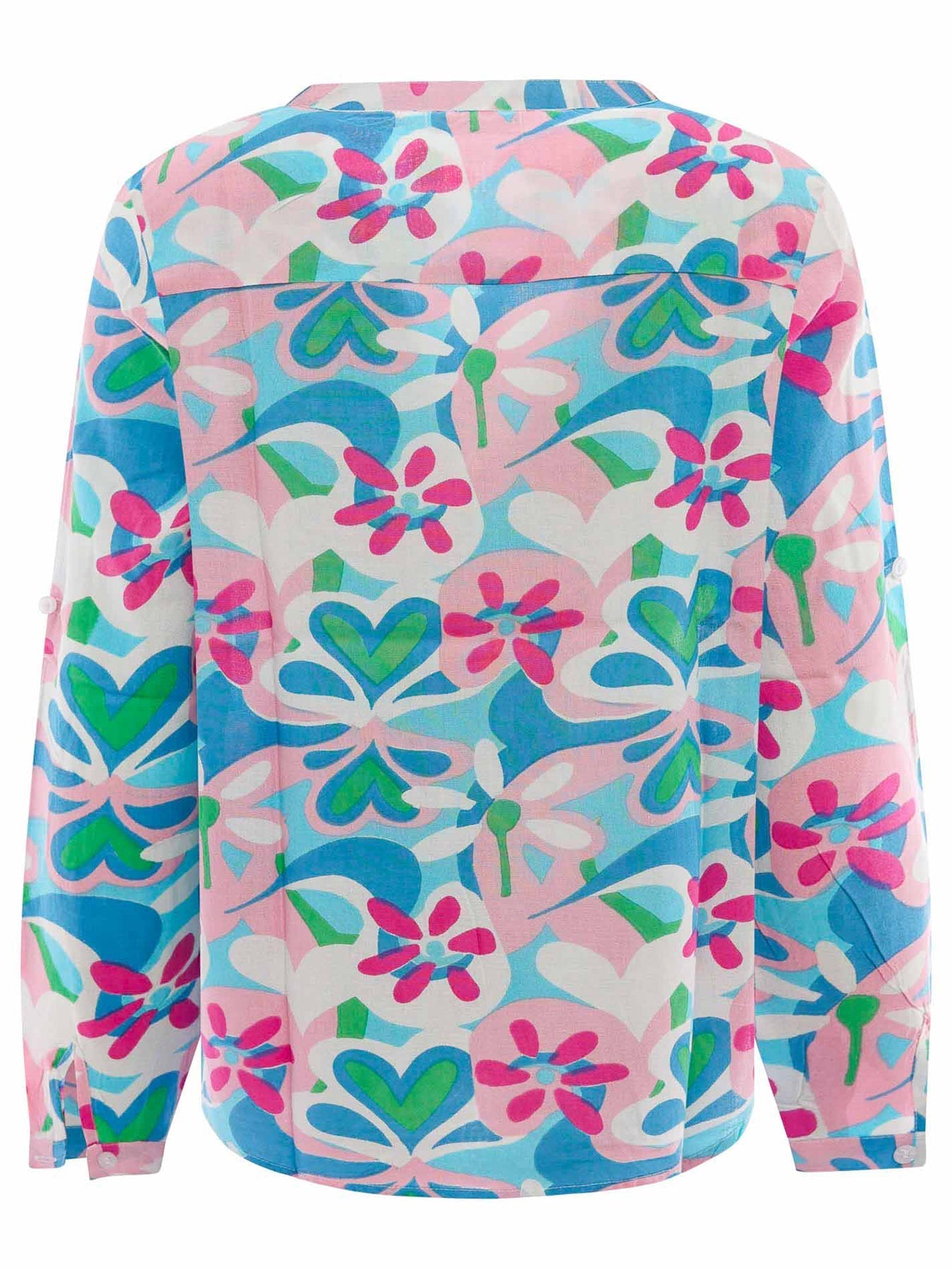 Blus Dam V-hals Långärmad Avslappnad Polyester Exklusiv Design-2