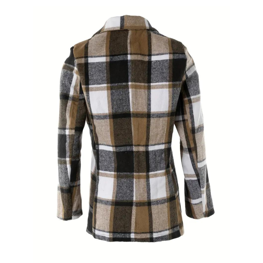 Kvinna Blazer Skräddarsydd Polyester Elegant 2