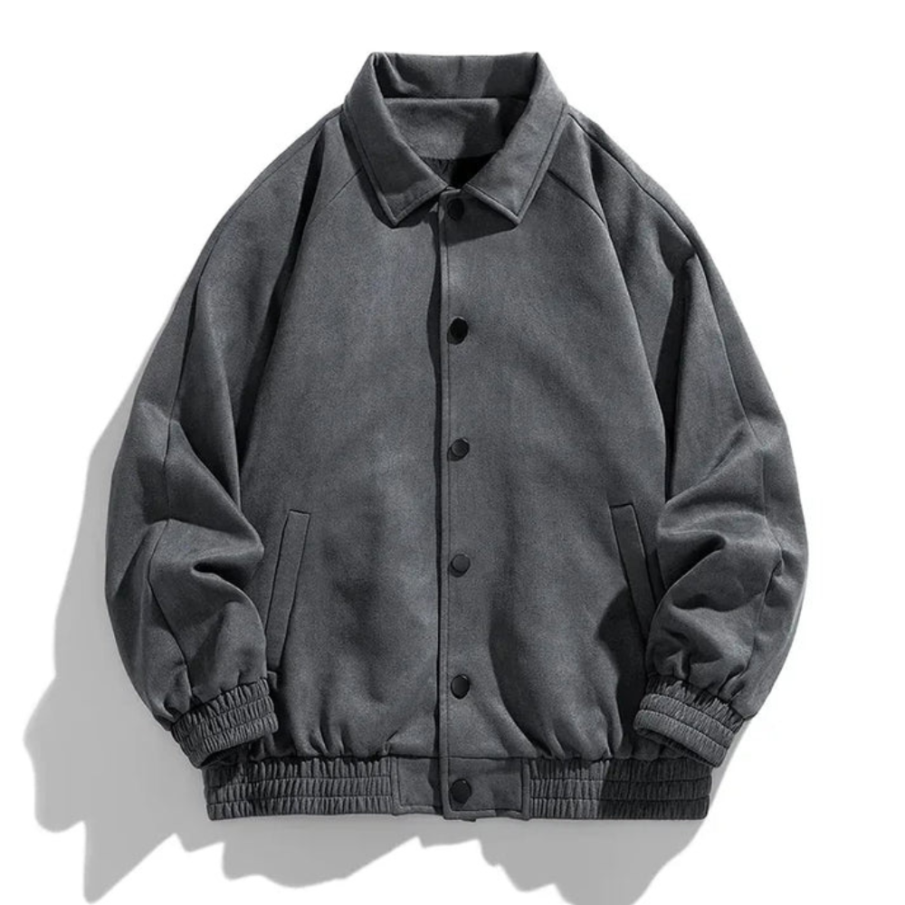 Variant image for Herrjacka Vintage Stil Högkvalitativt Material för Höst- och Vinteroutfits-1