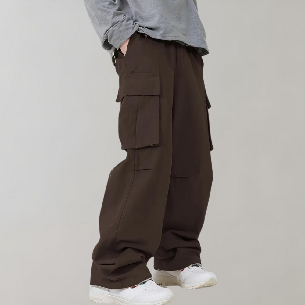 Herrbyxor Raka Ben Stretchmaterial för Herrar-3