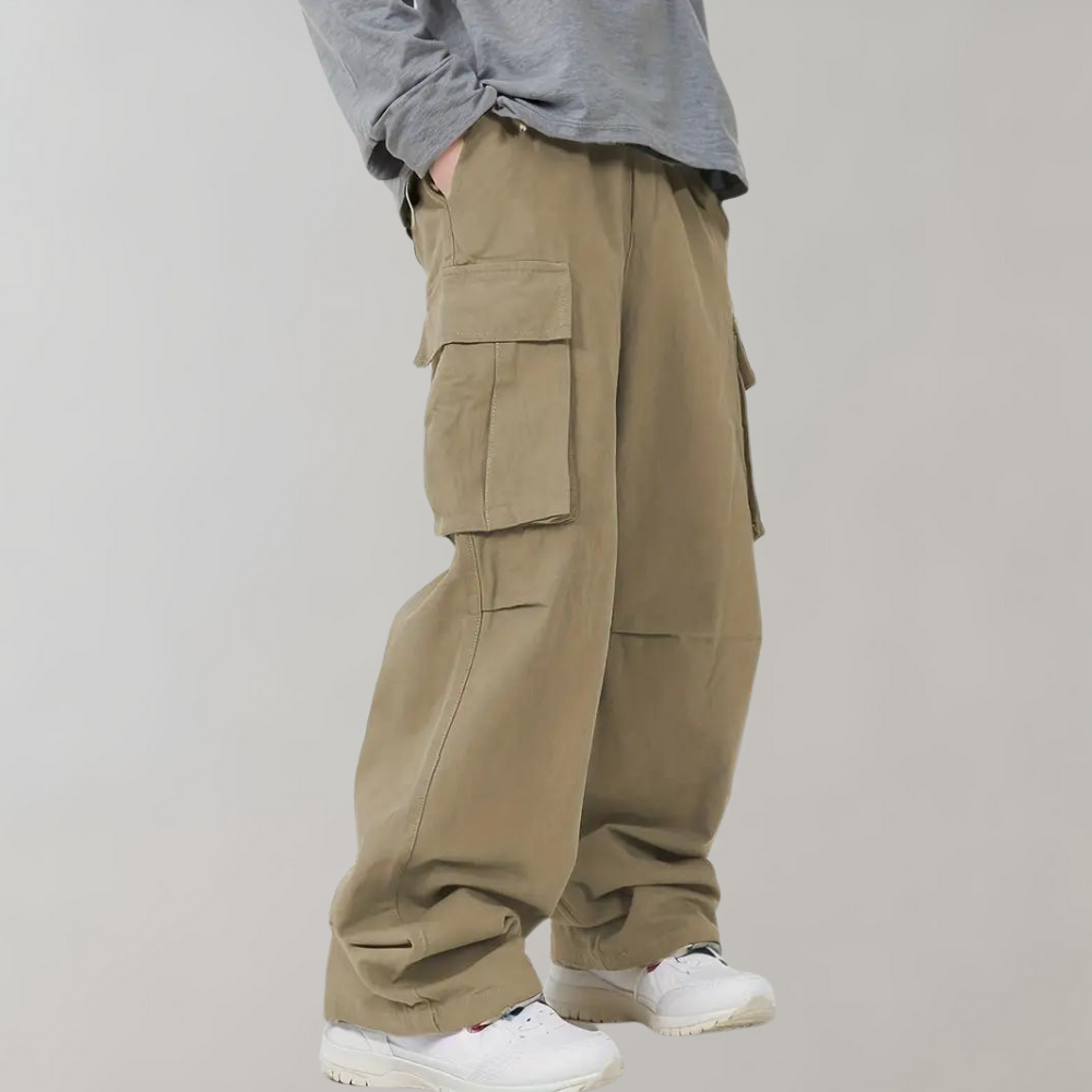 Herrbyxor Raka Ben Stretchmaterial för Herrar-4