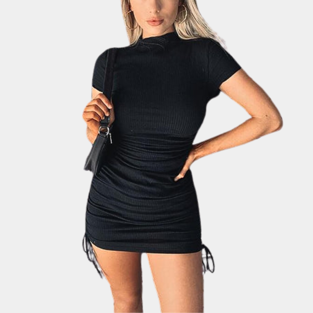 Variant image for Kvinnors Bodycon Miniklänning Elastiskt Tyg Elegant Design-9