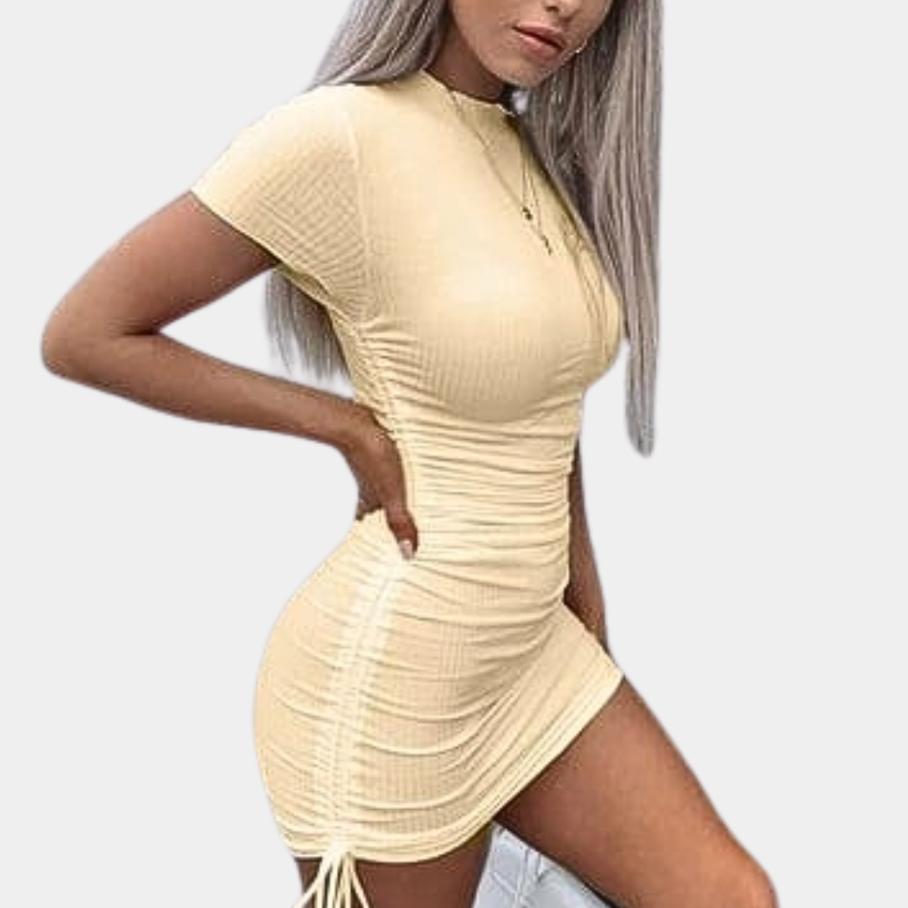 Variant image for Kvinnors Bodycon Miniklänning Elastiskt Tyg Elegant Design-5