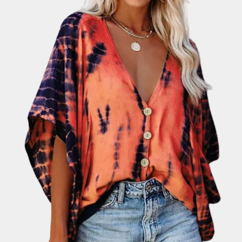 Kvinnors Blus Luftig Syntetmaterial Elegant Design 4